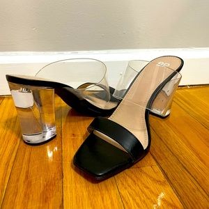 Black faux leather size 9, BP. Bought from Nordstrom Rack, Brand new, Never worn